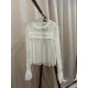 Cat Romance Cellophane Candy Wrapper Dotted Tulle Short and Long Sleeve Blouse(2nd Reservation/5 Colours/Full Payment Without Shipping)